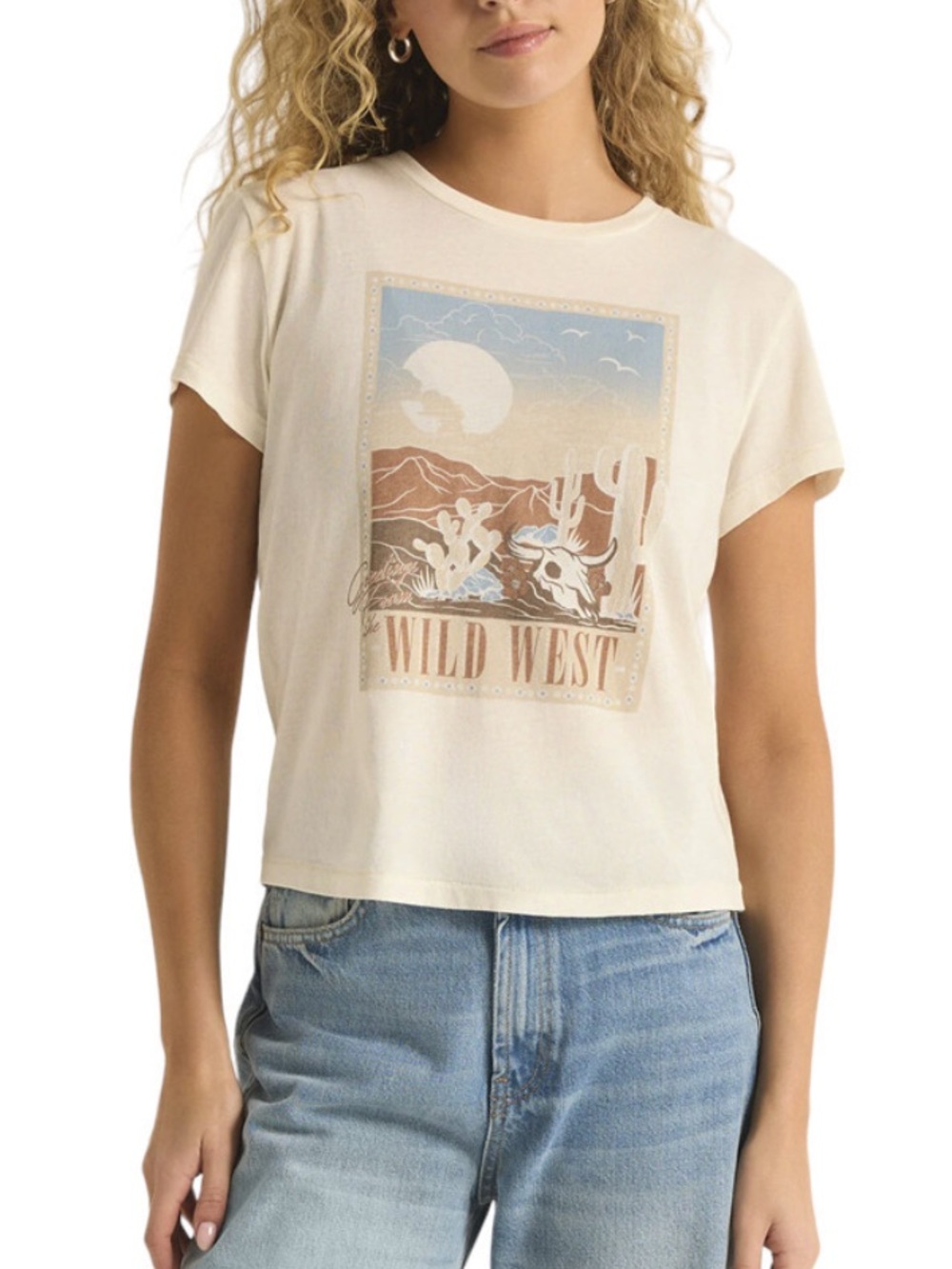 Z Supply Wild West tourist tee size large NWT